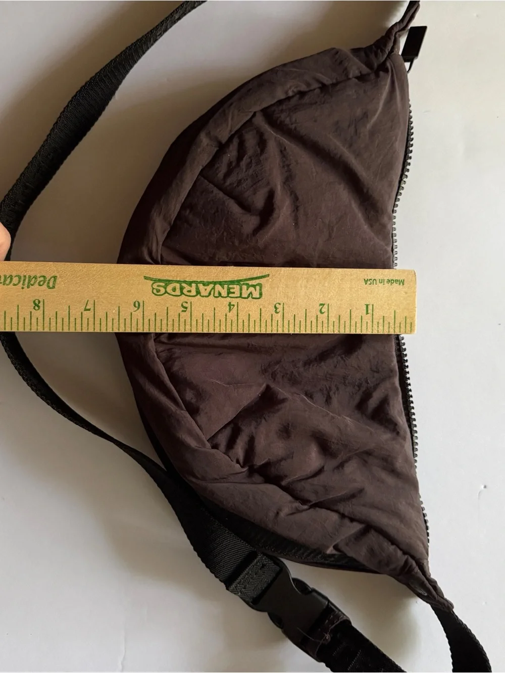 Hunter Essentials Brown Nylon Crossbody Belt Bag